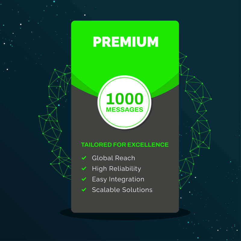Premium package 1000 messages