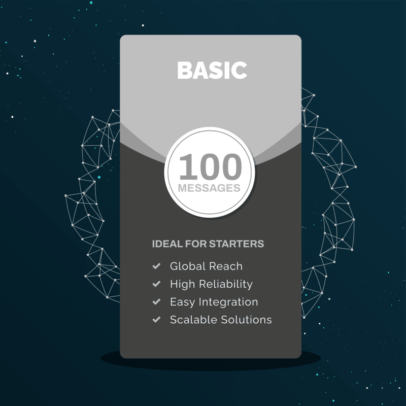Basic package 100 messages